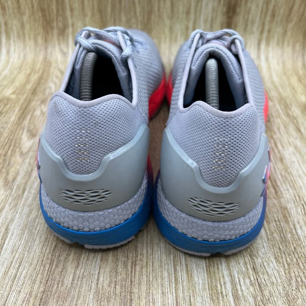 Under Armour HOVR Sonic 4 Men's Size 12 Grey Red Blue Running Shoes 3023997-100